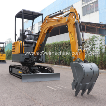 Construction Machinery Mini Excavator 1.5 Ton With Double Cylinder With Good Price